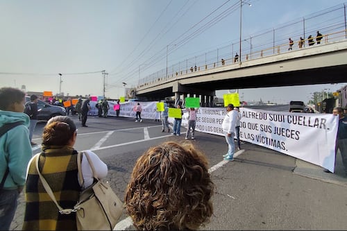 Caos en la México-Pachuca: bloquean en dirección hacia la CDMX por liberación de asesinos de joven