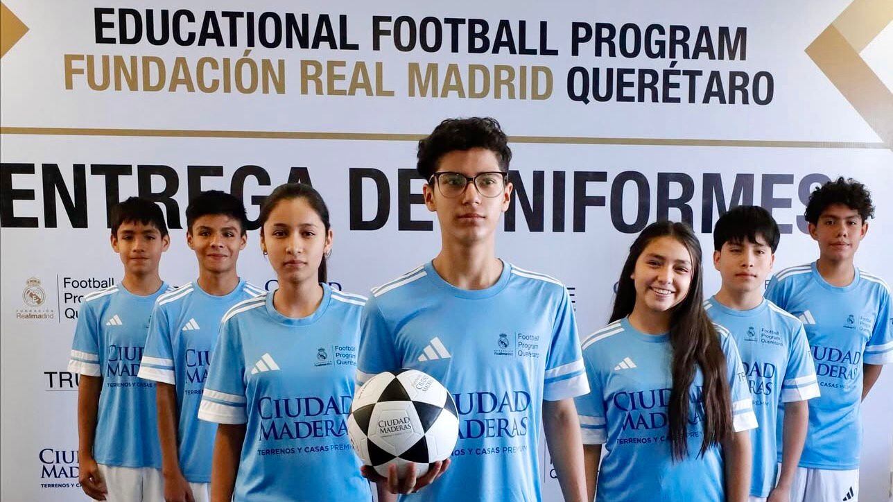 Inicia en Querétaro el programa formativo de la Fundación Real Madrid