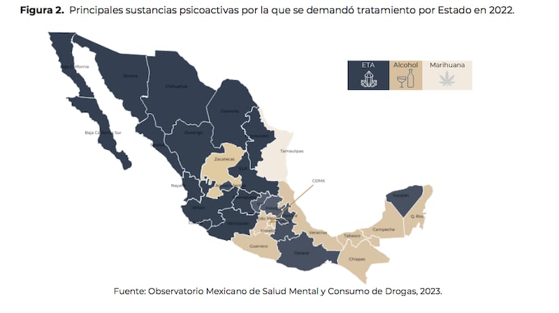 Consumo de drogas sintéticas en México (Cortesía / Conasama)