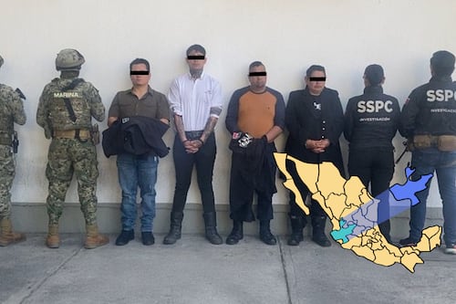 Caen cuatro integrantes del CJNG; los detenidos son policías municipales