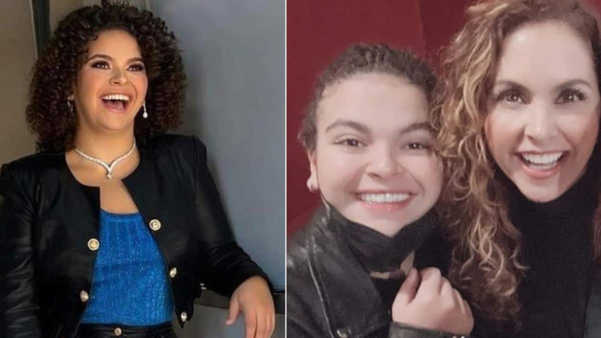 Lucero Mijares junto a su mamá Lucero