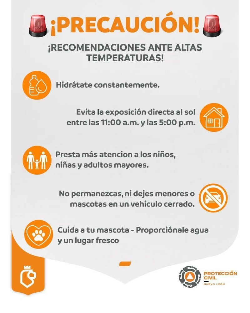 Protección Civil hace un llamado a estar prevenidos.