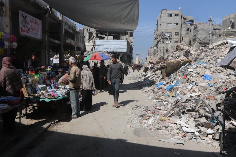 Así luce la ciudad de Gaza ante los constantes ataques del Gobierno israelí.