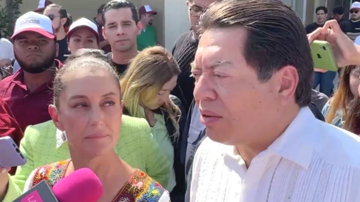 Sheinbaum y Mario Delgado