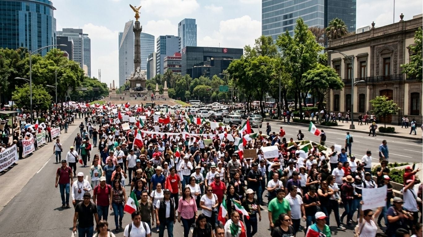 Marchas en la Ciudad de México