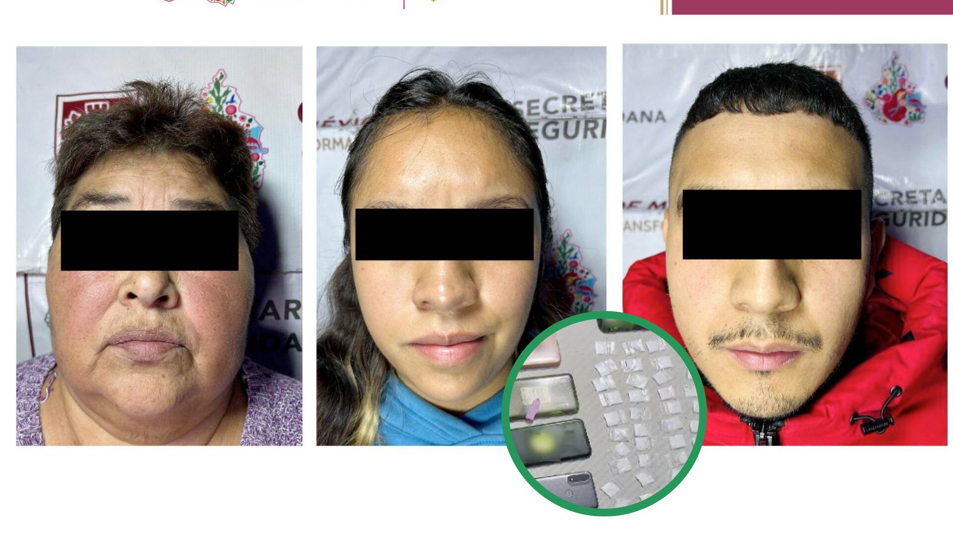 Fue detenida con decenas de dosis, celulares y droga a granel; podría pertenecer a célula violenta.