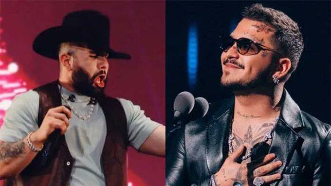 Carin León y Christian Nodal