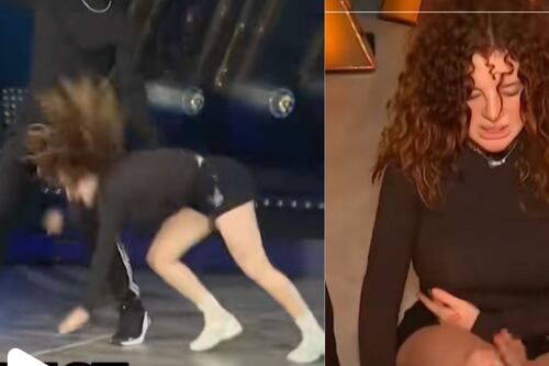 Video: Briggitte Bozzo sufre terrible accidente en ensayo de ‘Las Estrellas Bailan en Hoy’