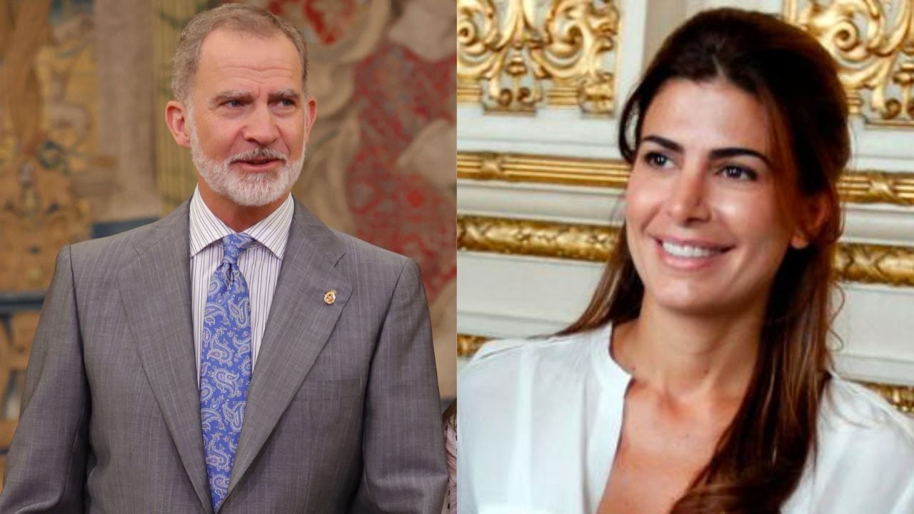 Juliana Awada y el rey Felipe VI