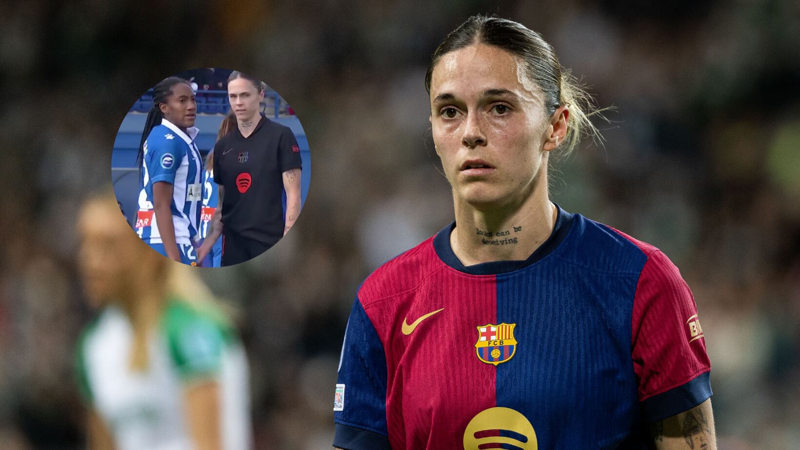 Mapi León negó haber tocado a Daniela Caracas.