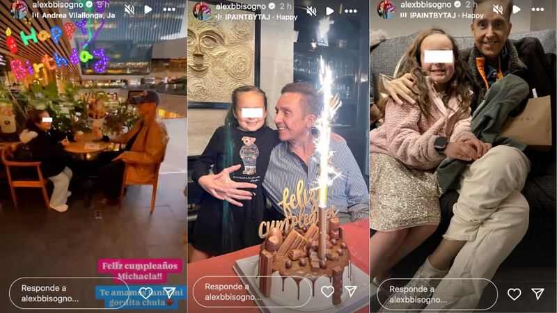 Cumpleaños de la hija de Daniel Bisogno