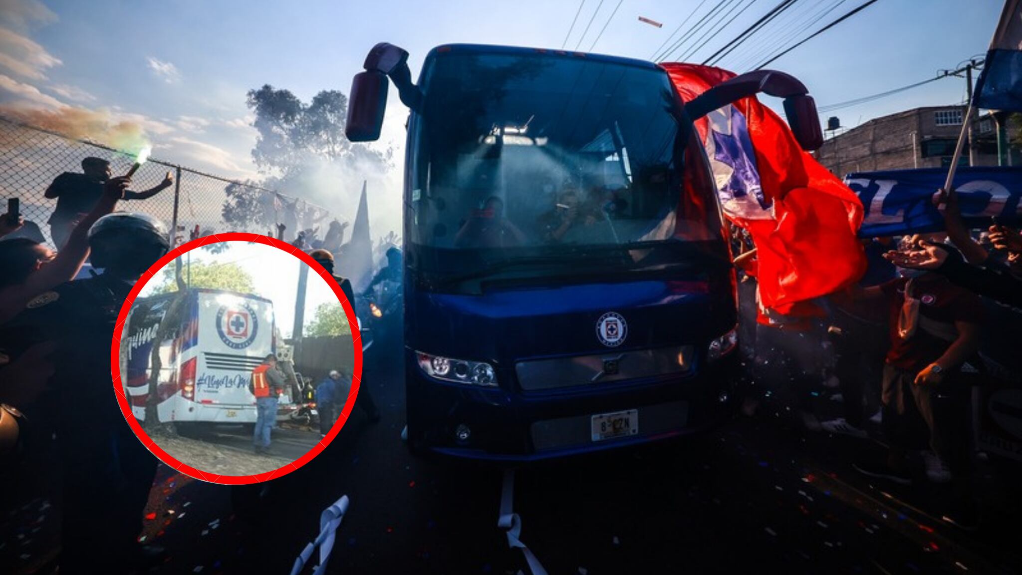 Cruz azul autobús
