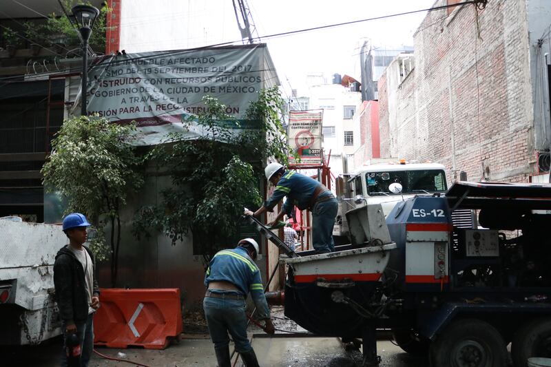 Edificios dañados tras el sismo del 19S. Foto: Alejandra Mejía / Publimetro.