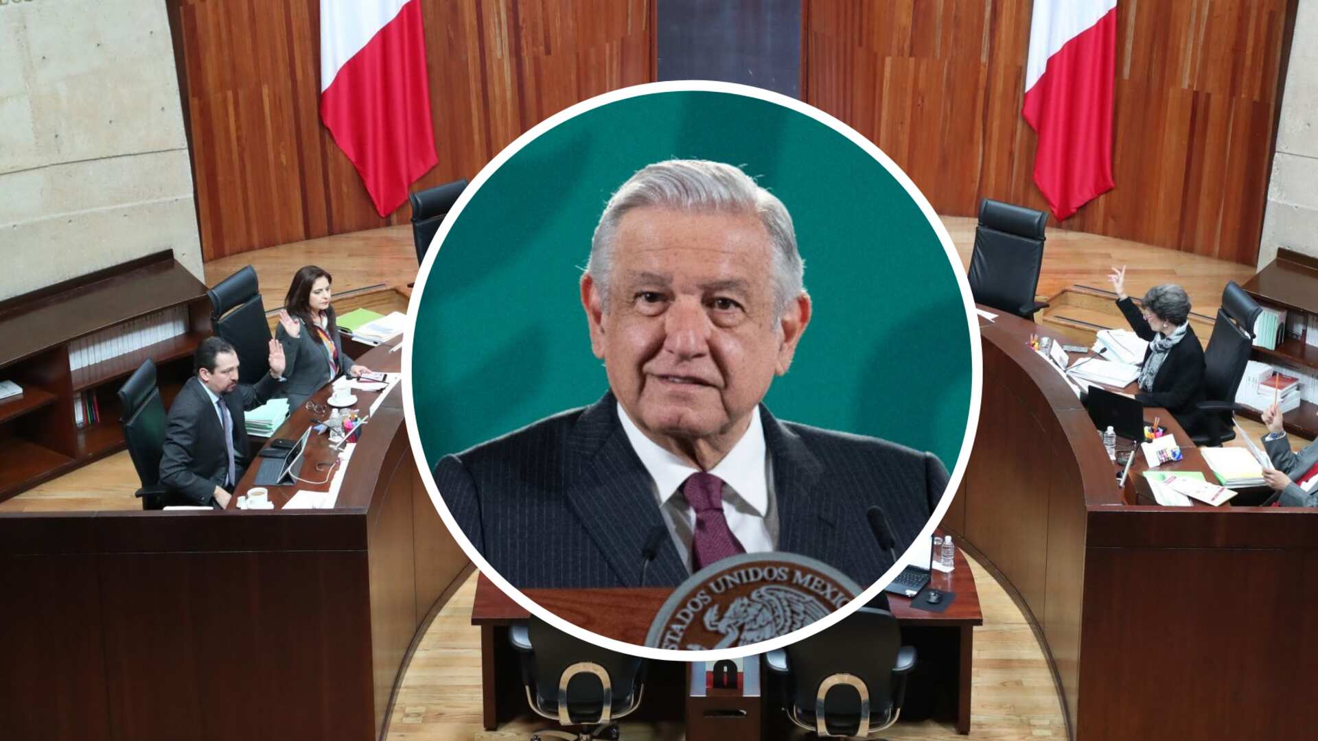 El presidente López Obrador señaló que existe una crisis al interior del TEPJF