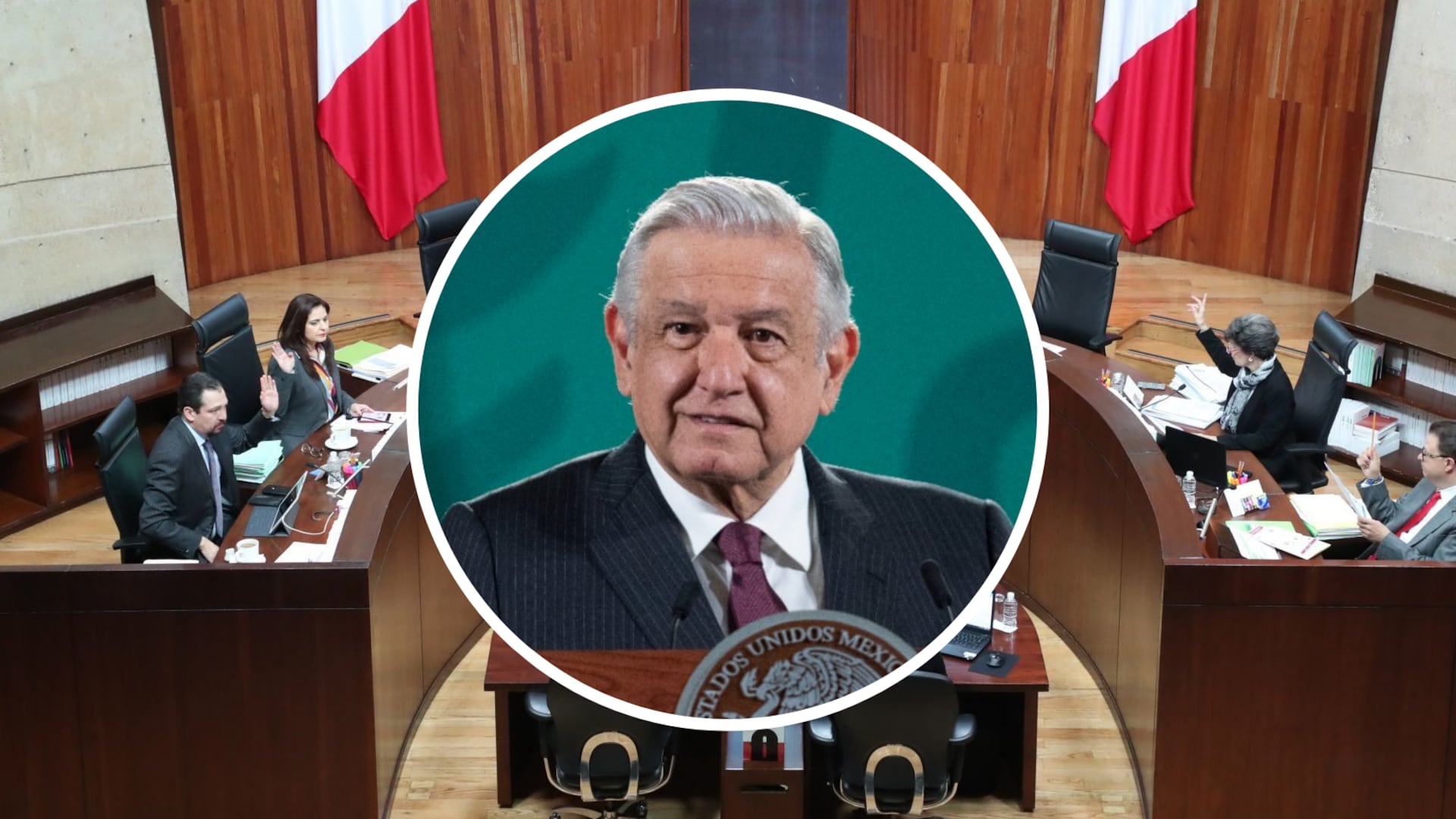El presidente López Obrador señaló que existe una crisis al interior del TEPJF
