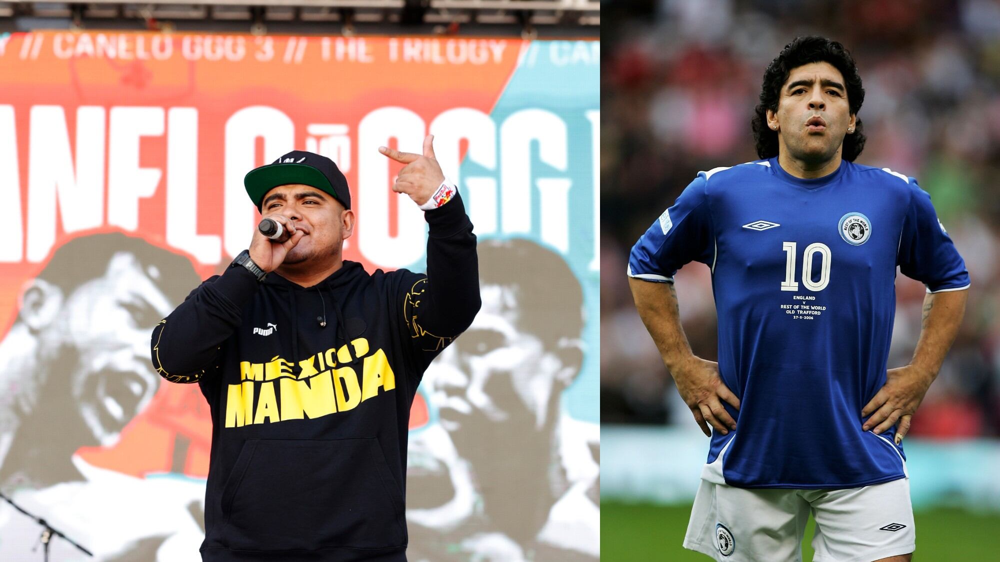 Aczino se burla de Maradona en Argentino