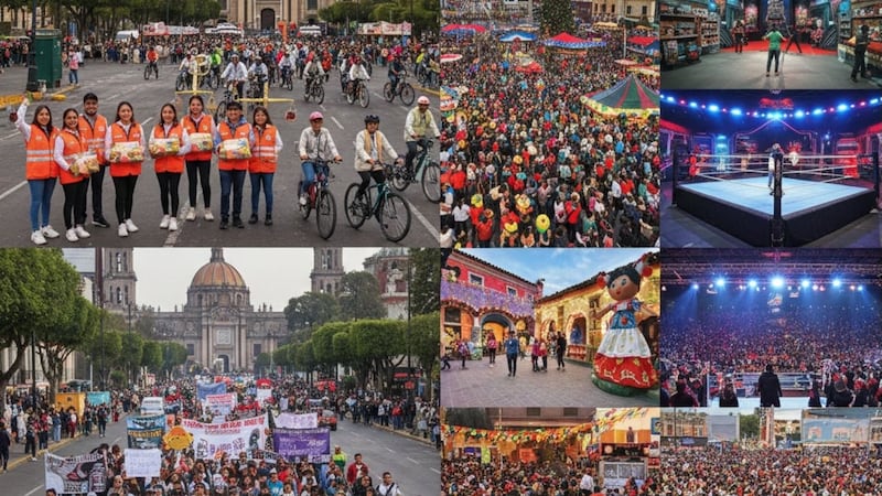 Marchas y eventos hoy en CDMX: agenda completa de movilizaciones y actividades para este viernes 26 de diciembre