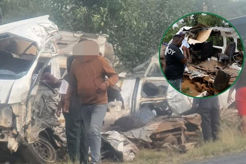 Autobús escolar se estrella y deja 13 niños sin vida en Sudáfrica