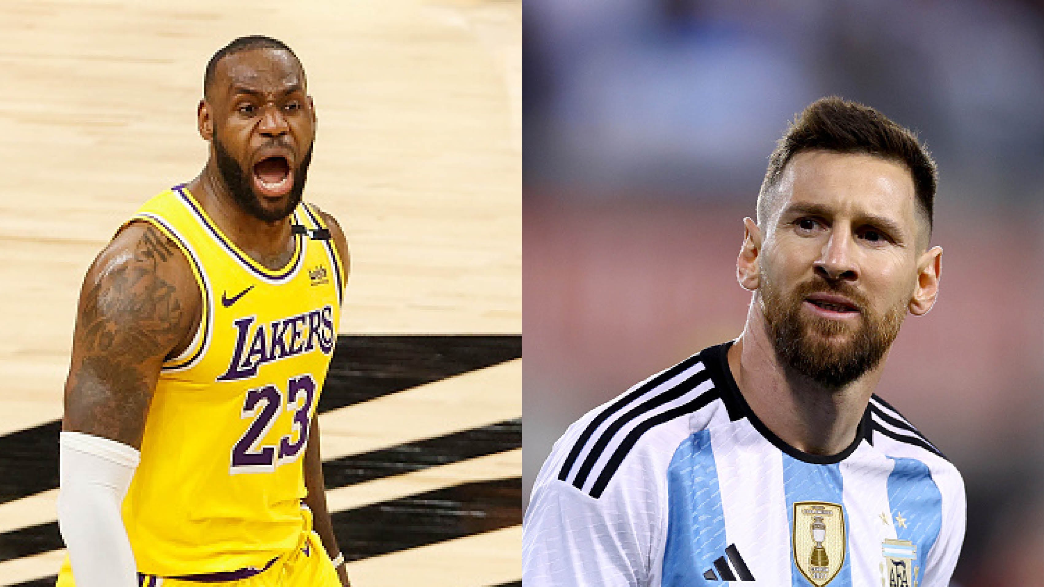 LeBron y Lionel Messi