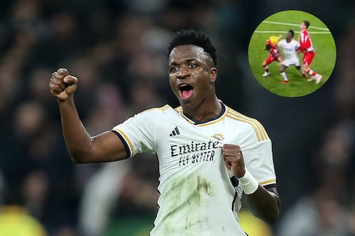Vinícius Jr. desata las redes tras burlarse de su gol con la mano