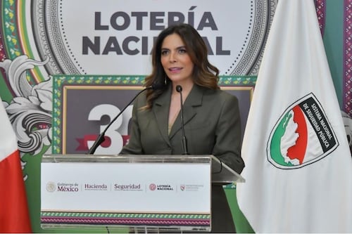 Tres décadas del Sistema Nacional de Seguridad Pública celebrados en billete conmemorativo de Lotería Nacional