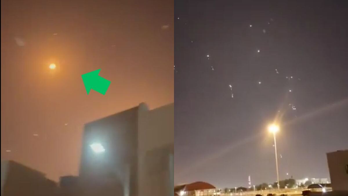 Video: Irán lanza misiles contra bases militares de EU en Irak y Qatar