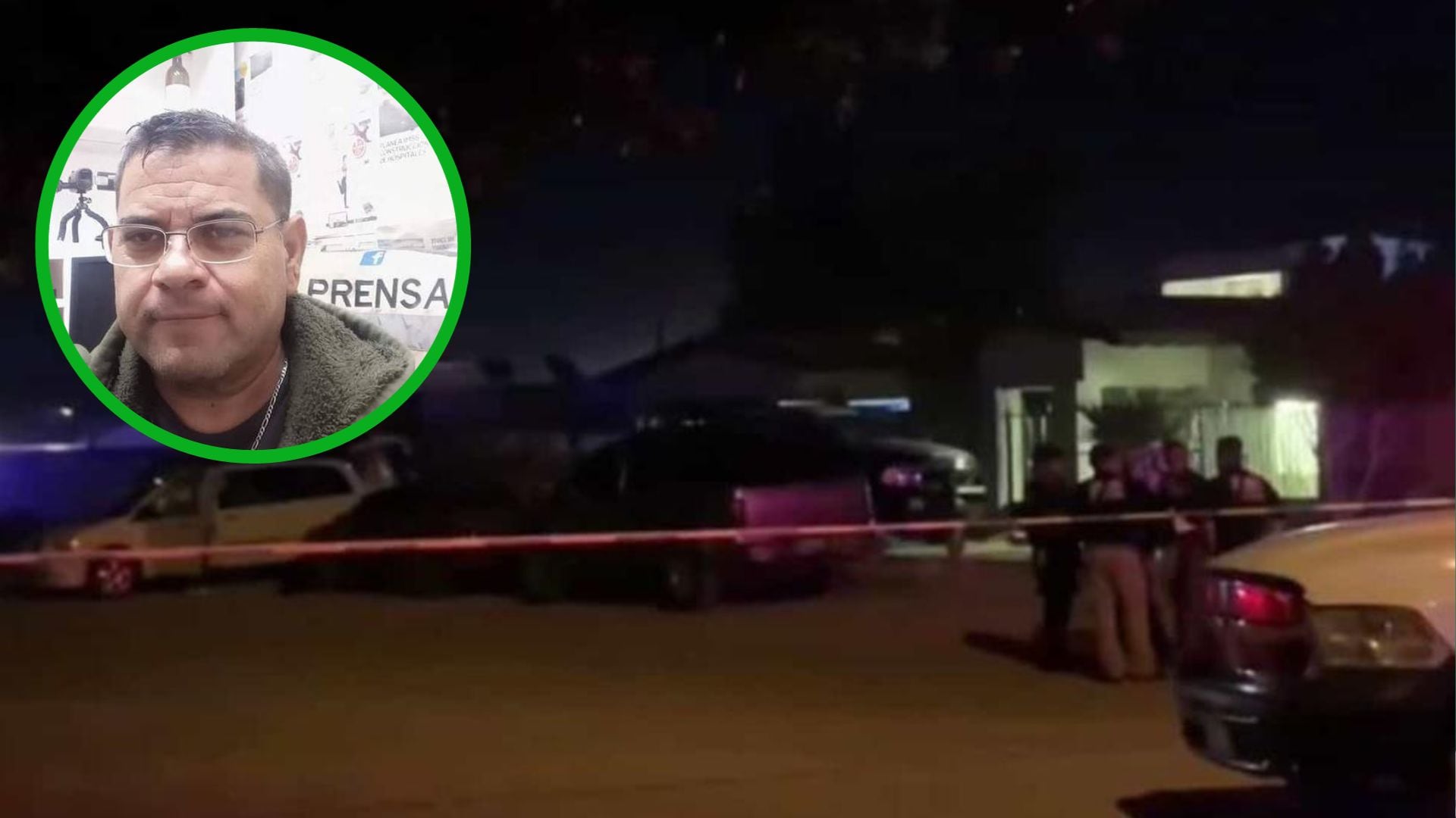 Además del periodista, falleció un policía y tres hombre más resultaron heridos.