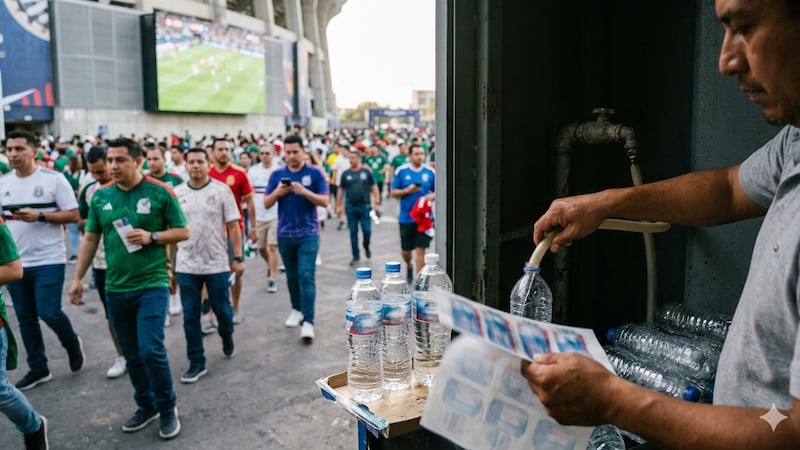 Cuidado en el Mundial 2026: 20% del agua será pirata