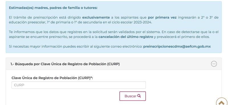 Es uno de los requisitos para las preinscripciones 2023-2024.