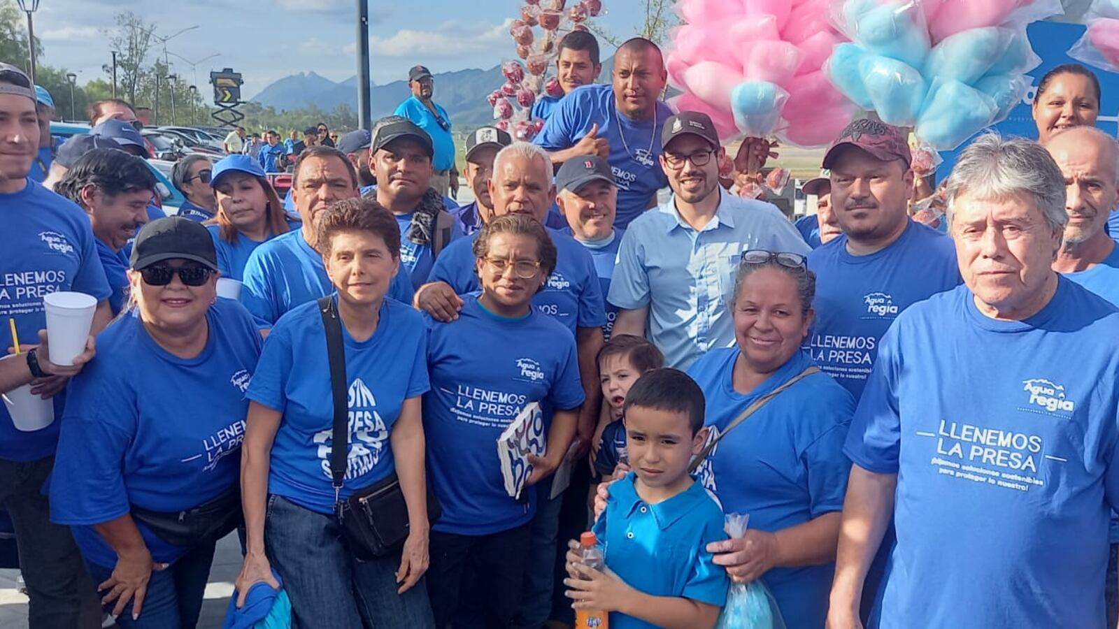 David de la Peña se sumó a la manifestación como ciudadano.
