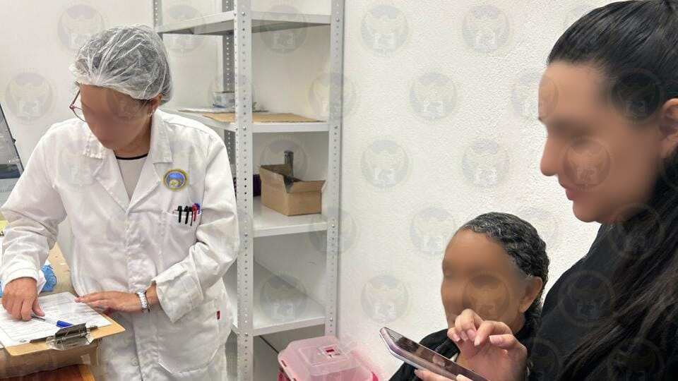 Familiares de migrante desaparecido.