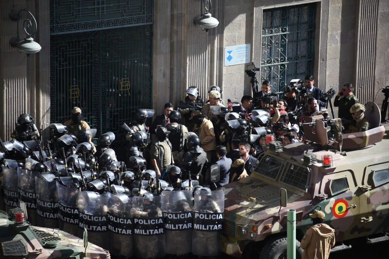 Militares en Bolivia