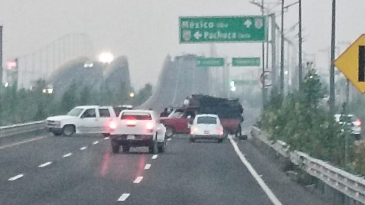 Se registró caos por el bloqueo de esta mañana. (Especial)