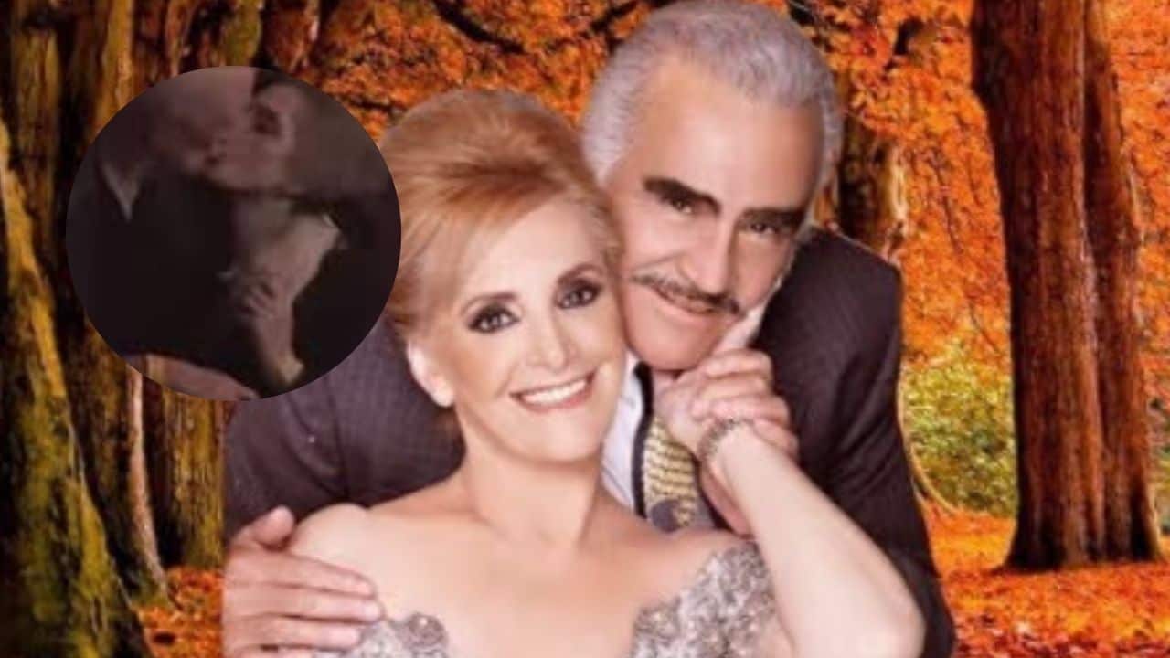 En las últimas horas se viralizó un video de la viuda de Vicente Fernández, besando a otro hombre.