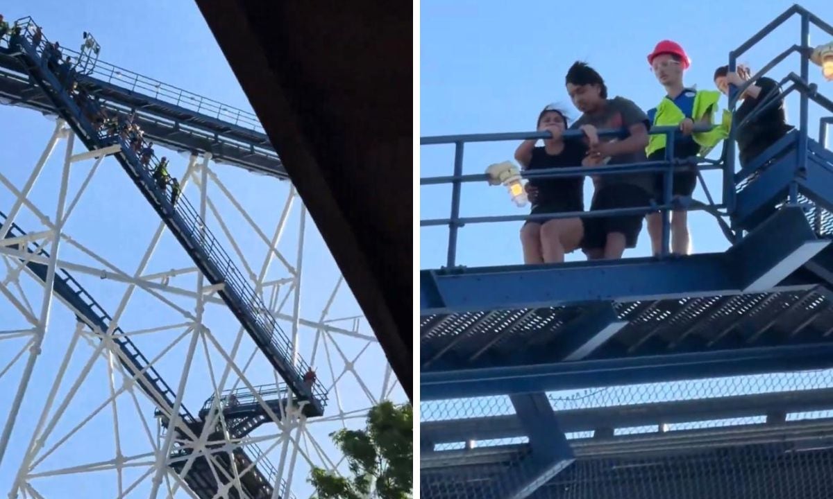 El apagón en Six Flags Over Texas provocó evacuaciones en varias atracciones, incluida la montaña rusa Titan.