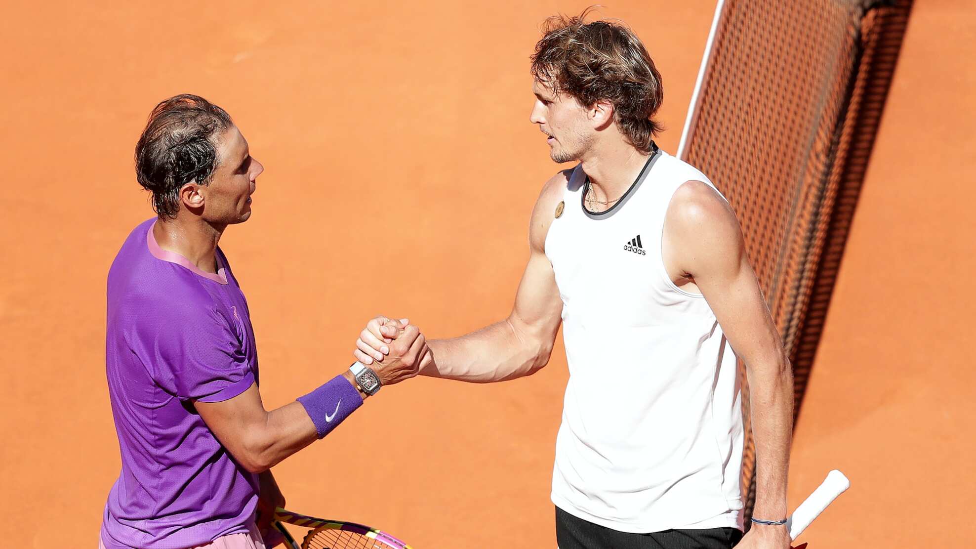 Rafael Nadal y Alexander Zverev | Getty Images