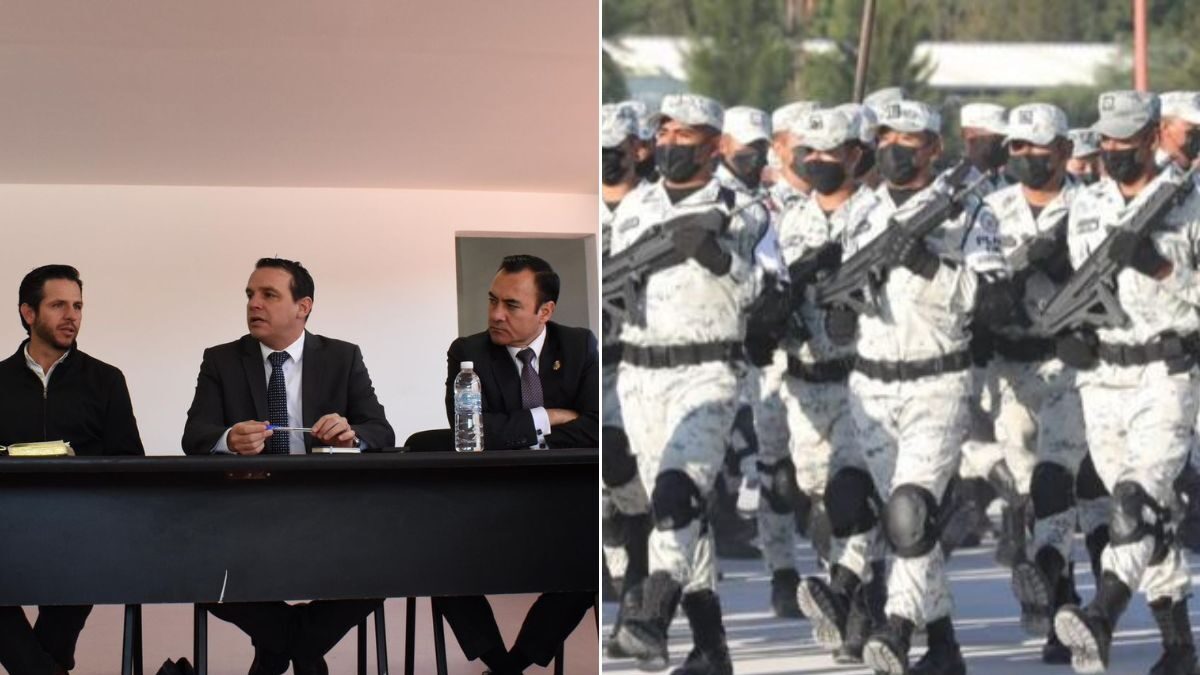 Elementos de la GN a los Apaseos.