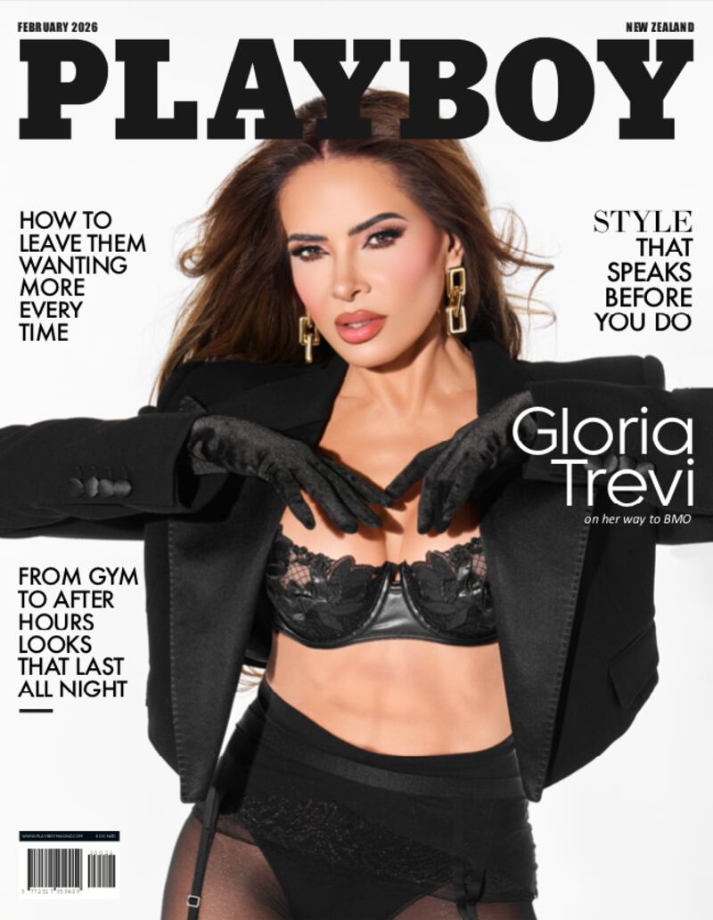 Gloria Trevi en la portada de Playboy Nueva Zelanda