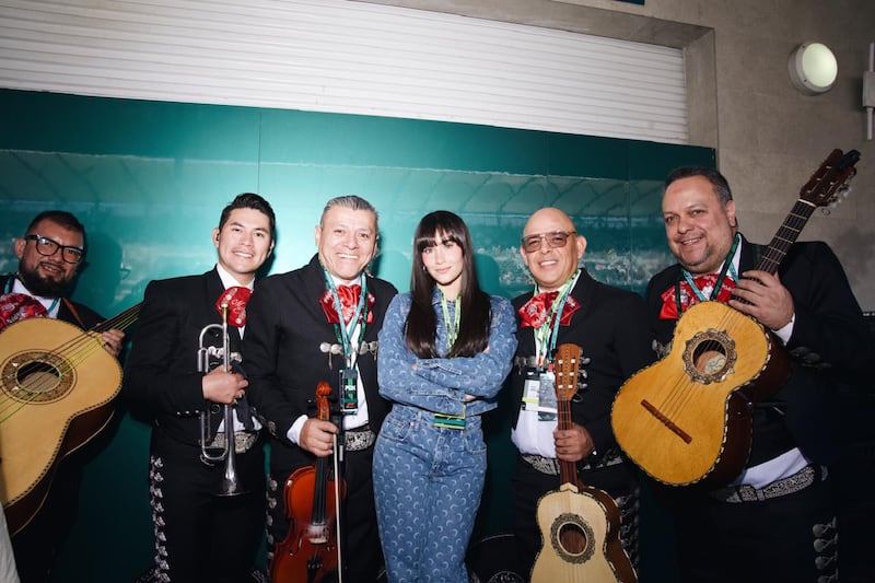 Aitana acudió al GP de México invitada por Fernando Alonso