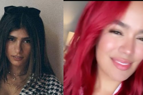 Mia Khalifa rompe en llanto al conocer en persona a Karol G