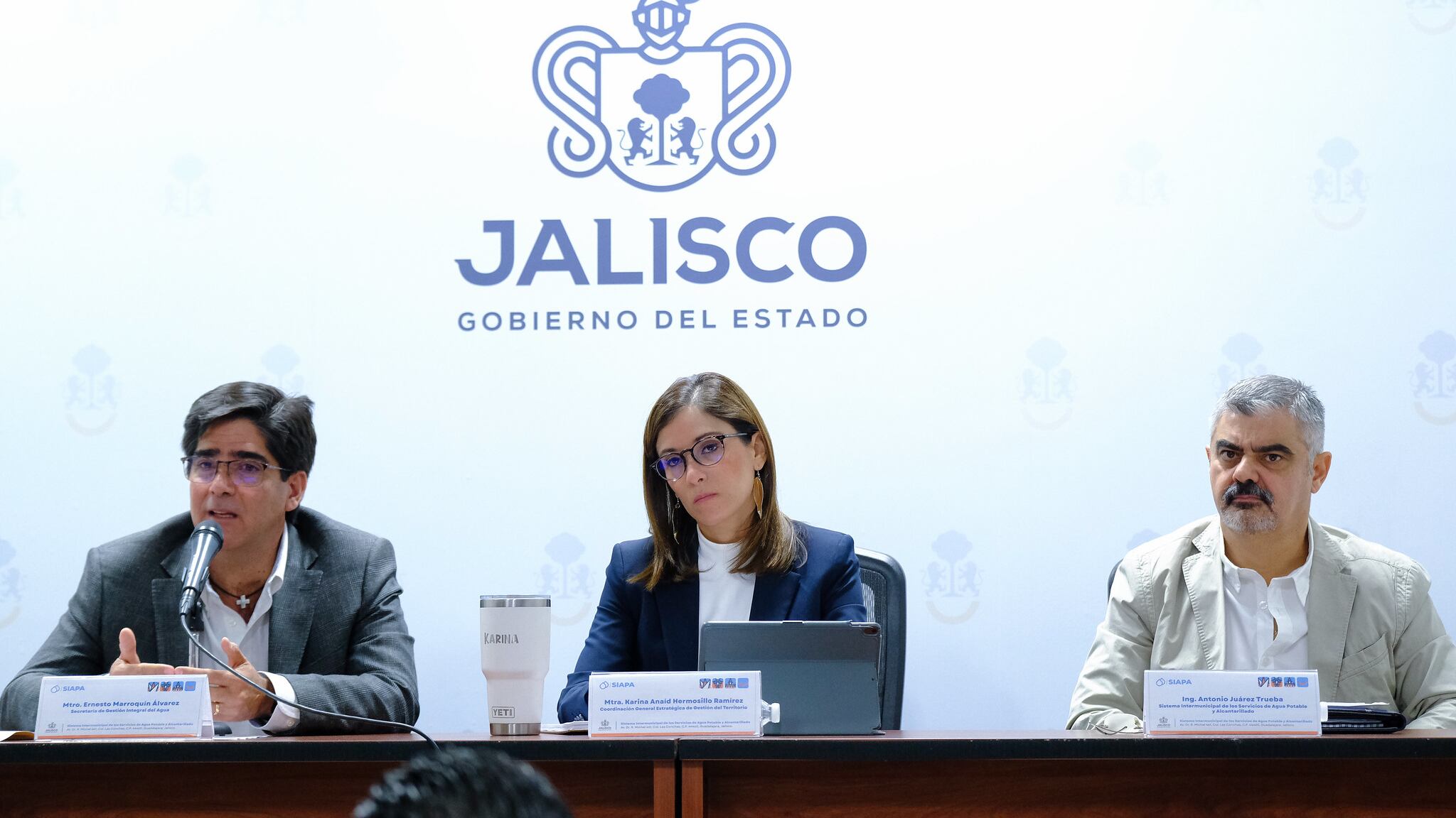 El Siapa compartió que el ajuste a la tarifa permitirá que, gradualmente, recuperen su eficiencia financiera y esta se refleje en la calidad del servicio. CORTESÍA/ GOBIERNO DE JALISCO