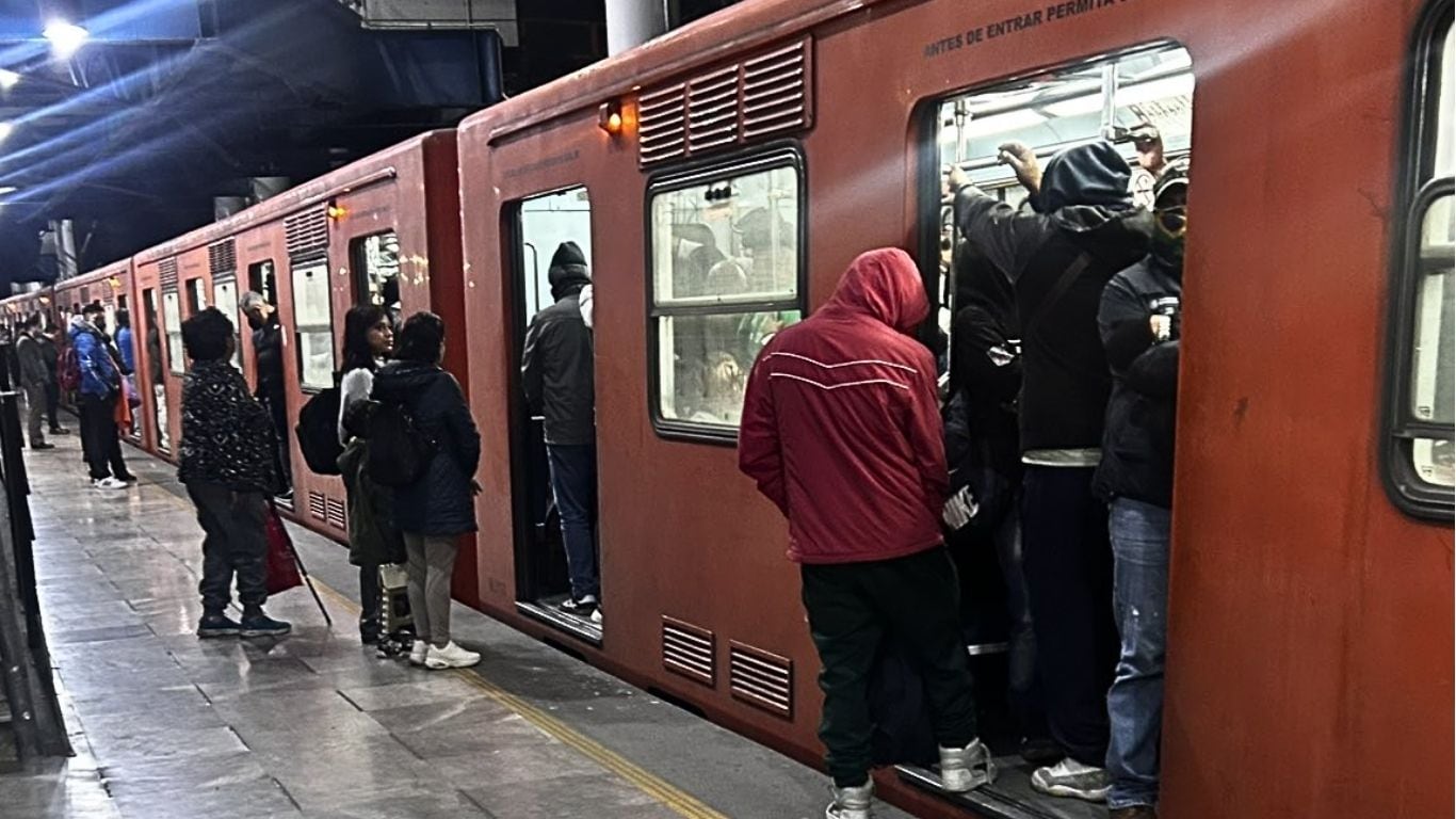Alta demanda en el Metro de la CDMX