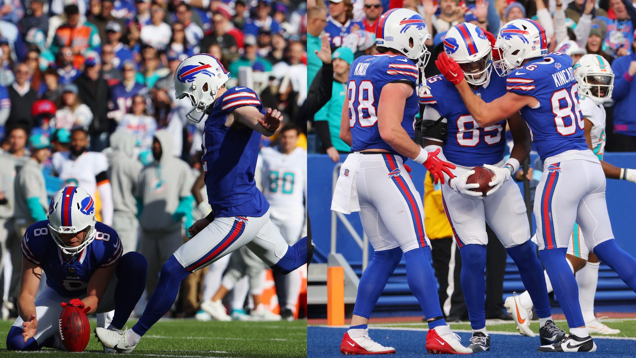 Buffalo vence nuevamente a unos Dolphins golpeados