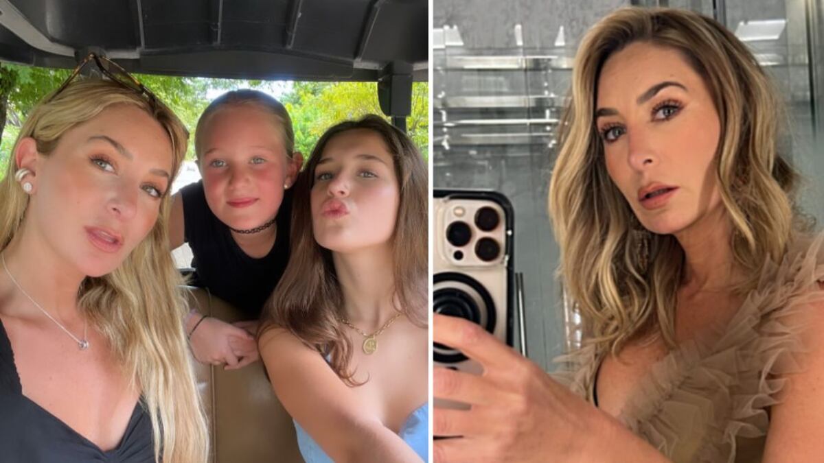 Geraldine Bazán parece hermana de sus hijas: “La menor impresiona con un cambio de look”