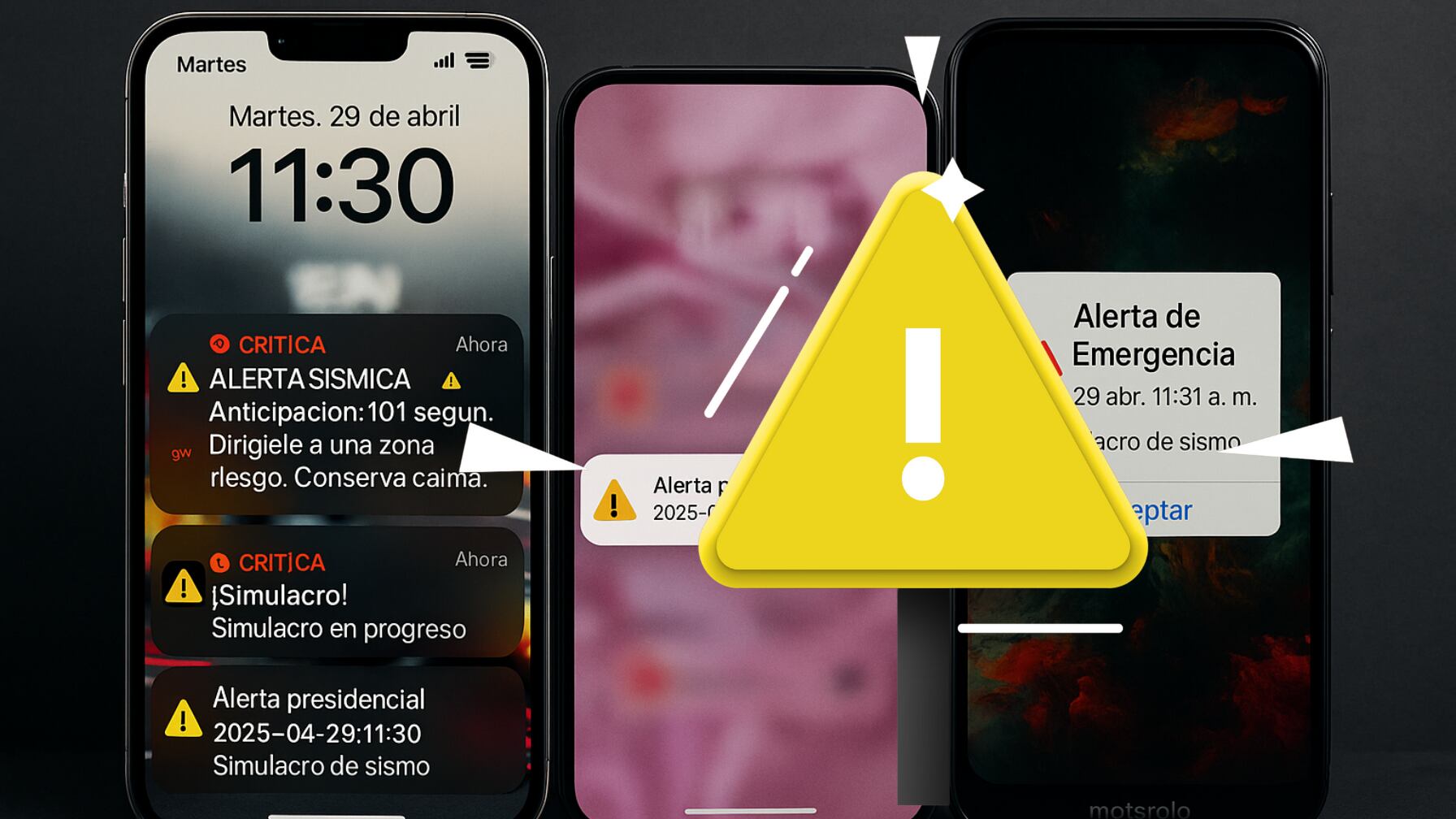 El Instituto Federal de Telecomunicaciones obligó a que todos los celulares nuevos en México soporten las alertas de emergencia CBS.