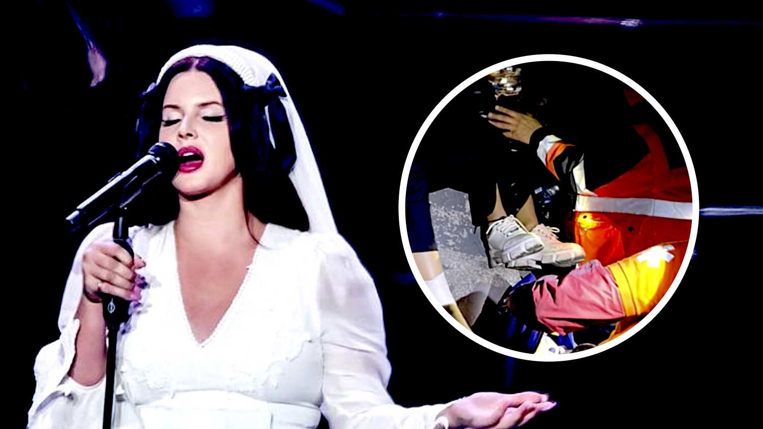 Varios lesionados se reportaron tras caerse como en efecto domino.