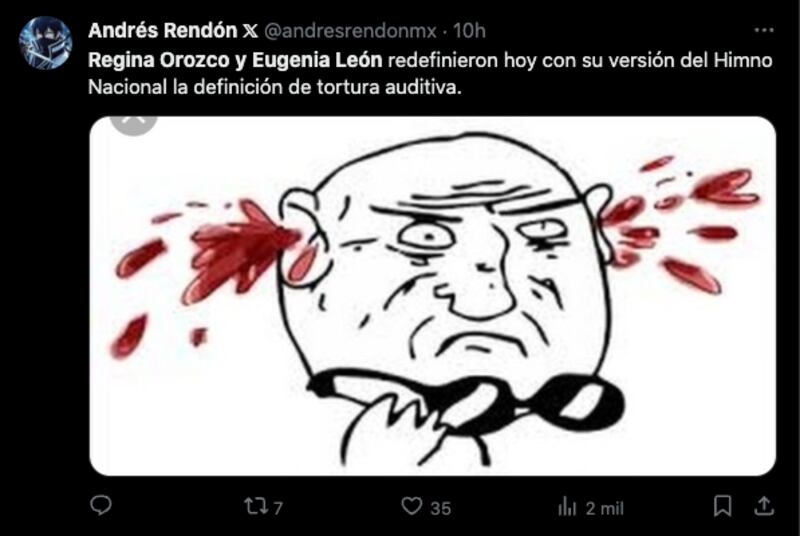 Interpretación del Himno Nacional Mexicano de Regina Orozco y Eugenia León genera risas y memes en redes sociales