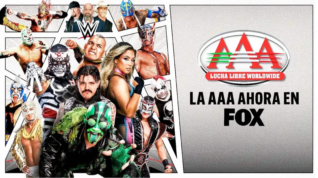 La empresa de lucha libre anunció que sus funciones serán transmitidas en Fox, a partir del 2026