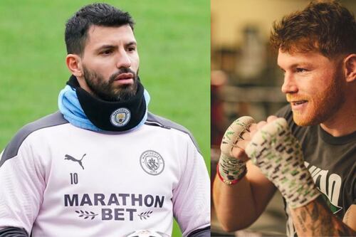 Kun Agüero tuvo miedo de que Canelo lo golpeara por defender a Messi: “Se calentó con todos”
