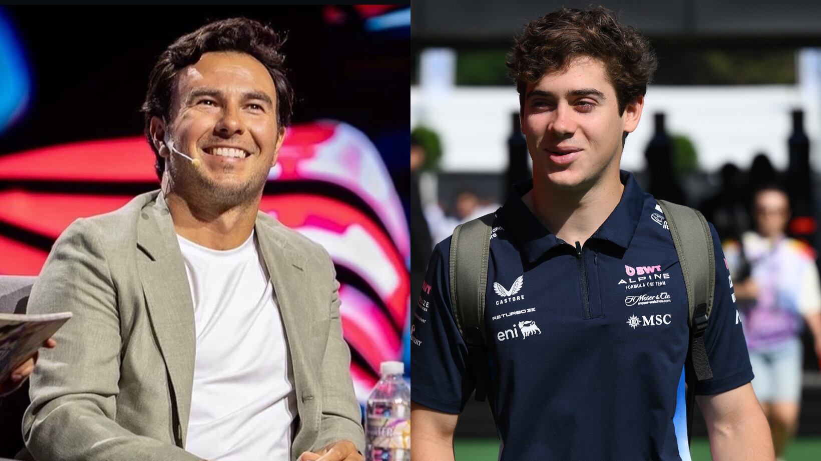 Checo Pérez y Franco Colapinto serían compañeros en Alpine.